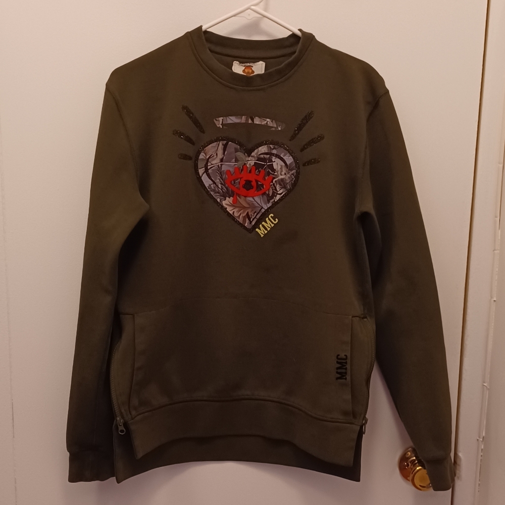 MM Couture Olive Green Sweater Size Small